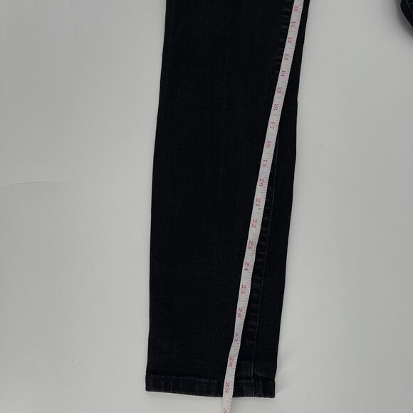 Everlane Womens Jeans Size 32 Tall Black High Rise Skinny Stretch Denim - Picture 9 of 9